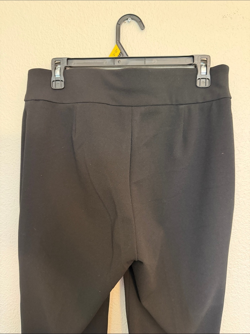 Women's Black Pull-On Ponte Leggings - Picture 4 of 11